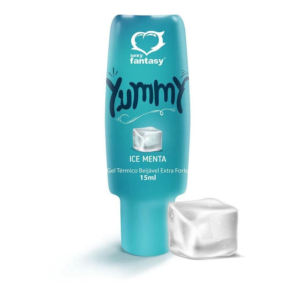 Gel Térmico Beijável Yummy 15ml Sexy Fantasy ICE MENTA