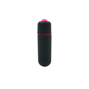 Vibrador Mini Power Bullet na cor Preta, Rosa, Branca e/ou Cromada com 1 Modo de Vibração - Preto