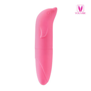 Vibrador Ponto G em formato de golfinho - Rosa Bebe