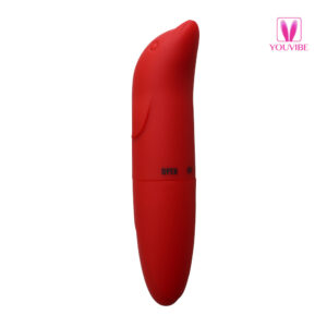 Vibrador Ponto G em formato de golfinho - Vermelho