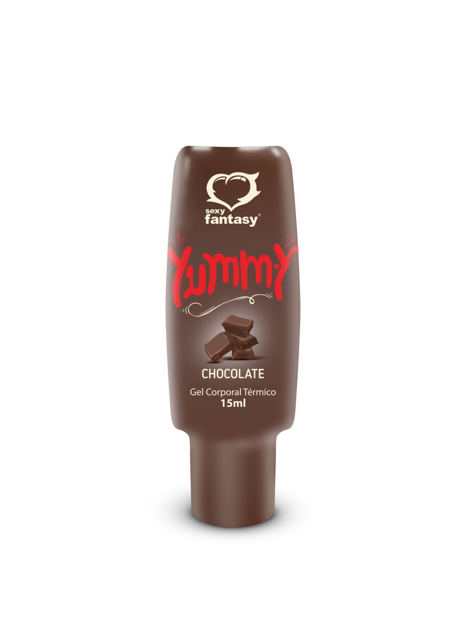 Gel Funcional Beijável Yummy 15ml Sexy Fantasy CHOCOLATE