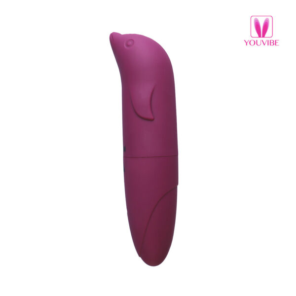 Vibrador Golfinho Ponto G Aveludado Disponível em Várias Cores com 1 Modo de Vibração - Imagem 49