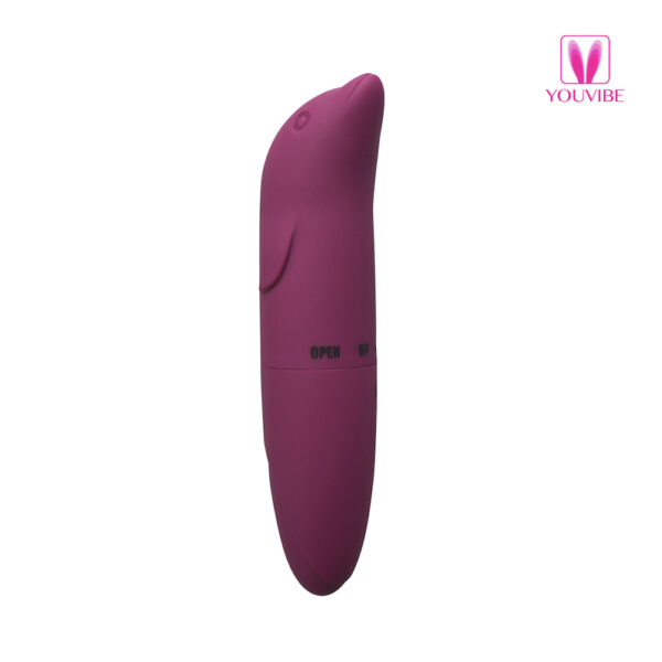 Vibrador Golfinho Ponto G Aveludado Disponível em Várias Cores com 1 Modo de Vibração - Imagem 47
