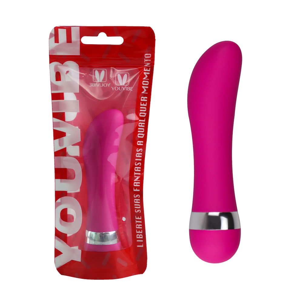 Vibrador Ponto G na cor Rosa e/ou Roxo com 1 Modo de Vibração - Imagem 3
