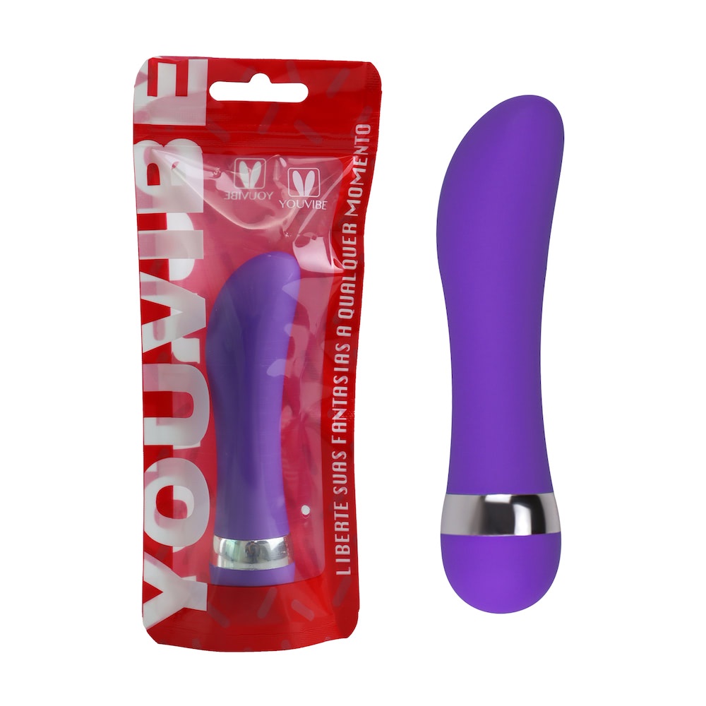 Vibrador Ponto G na cor Rosa e/ou Roxo com 1 Modo de Vibração - Imagem 5