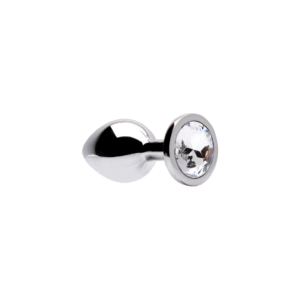 PLUG ANAL METAL COM PEDRA P SENSUAL LOVE