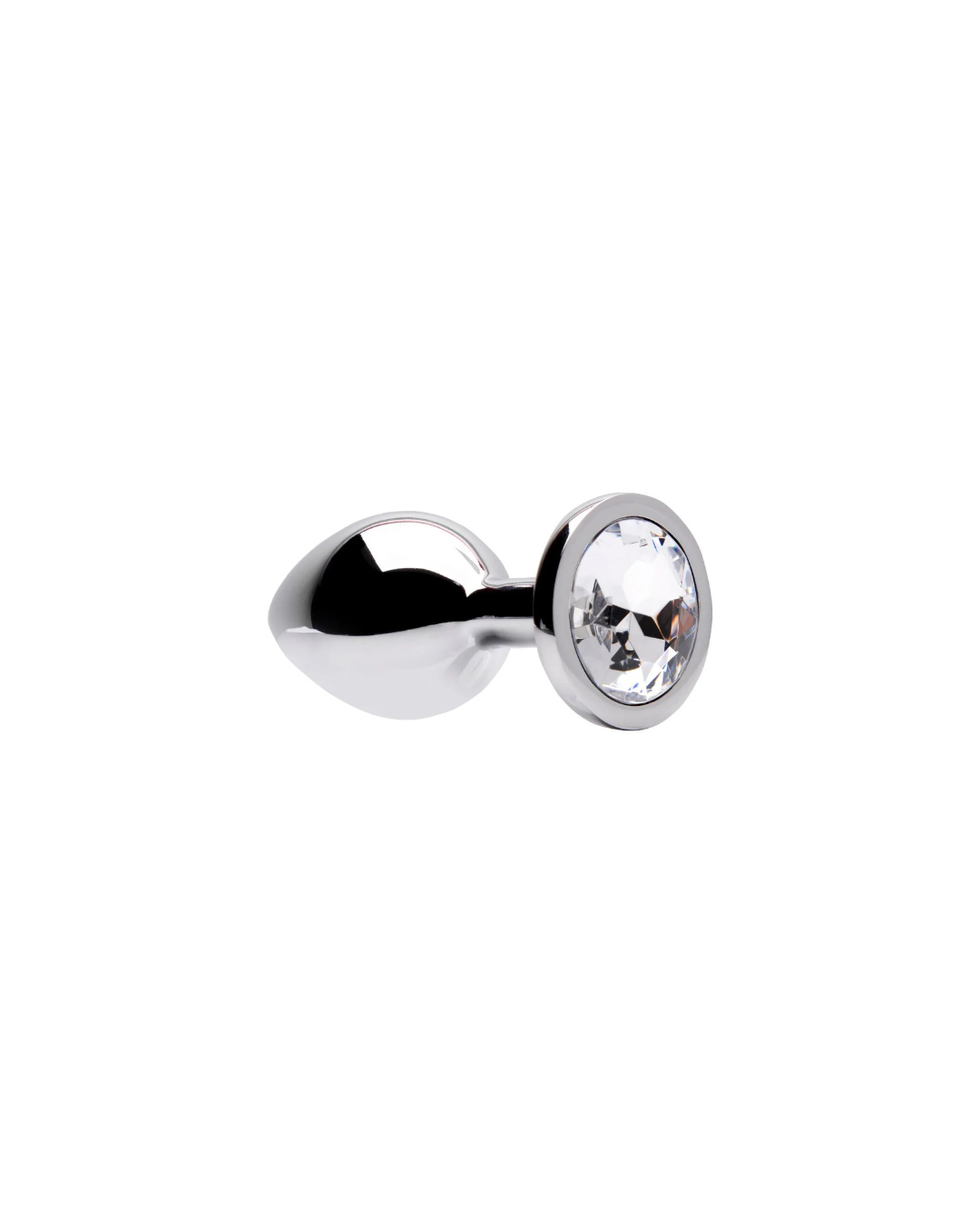 PLUG ANAL METAL COM PEDRA P SENSUAL LOVE