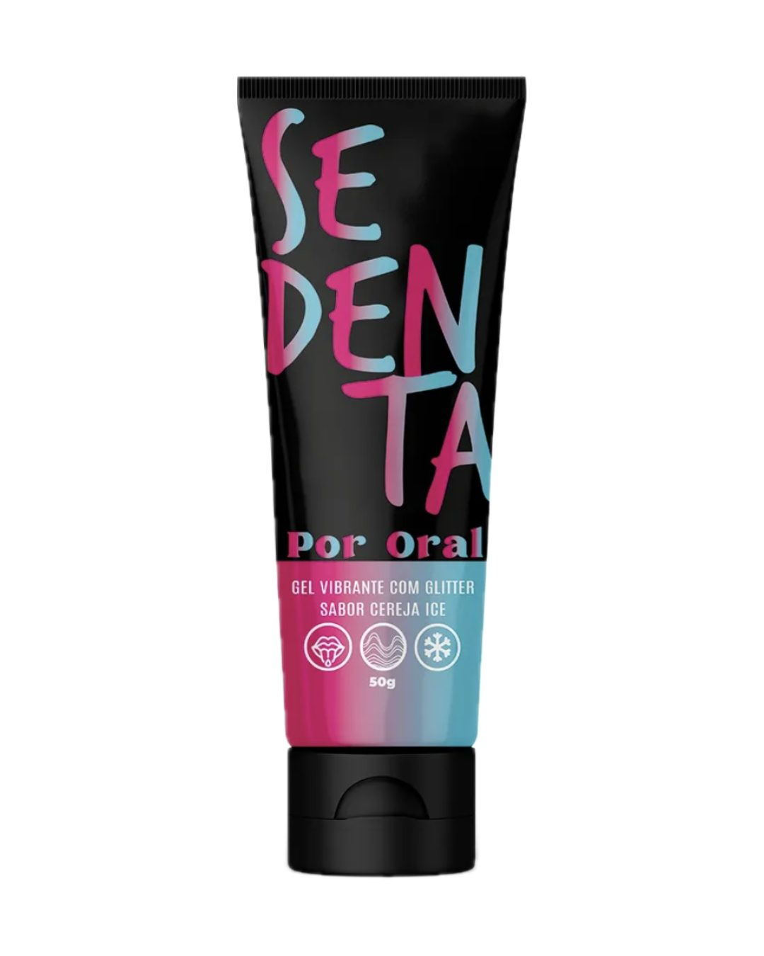 Lubrificante Funcional Térmico Beijável 50g Pepper Blend SEDENTA POR ORAL CEREJA ICE