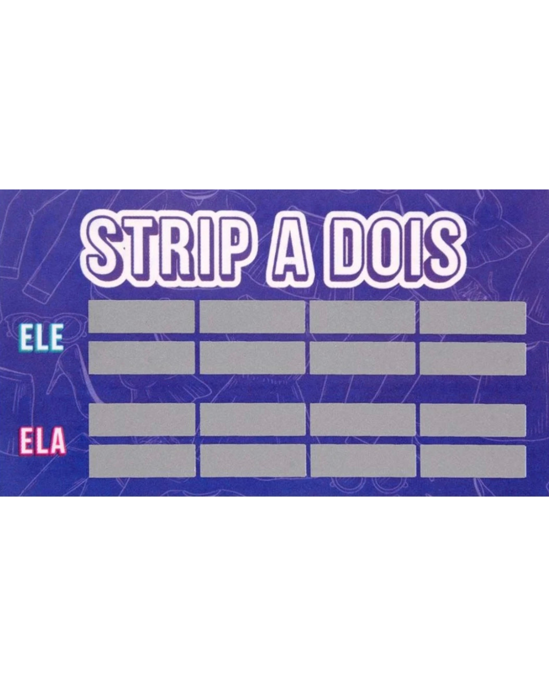 RASPADINHA UNITÁRIA SENSUAL LOVE - Strip a dois