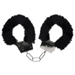 ALGEMAS DO AMOR METAL COM PELÚCIA SEXY IMPORT PRETO