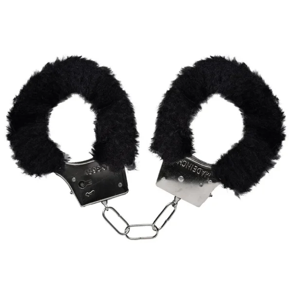 ALGEMAS DO AMOR METAL COM PELÚCIA SEXY IMPORT PRETO