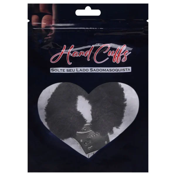ALGEMAS DO AMOR METAL COM PELÚCIA SEXY IMPORT PRETO - Imagem 4