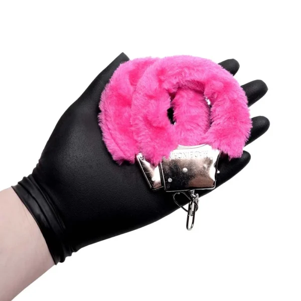 ALGEMAS DO AMOR METAL COM PELÚCIA SEXY IMPORT ROSA - Imagem 3