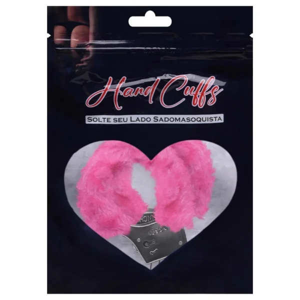 ALGEMAS DO AMOR METAL COM PELÚCIA SEXY IMPORT ROSA - Imagem 4