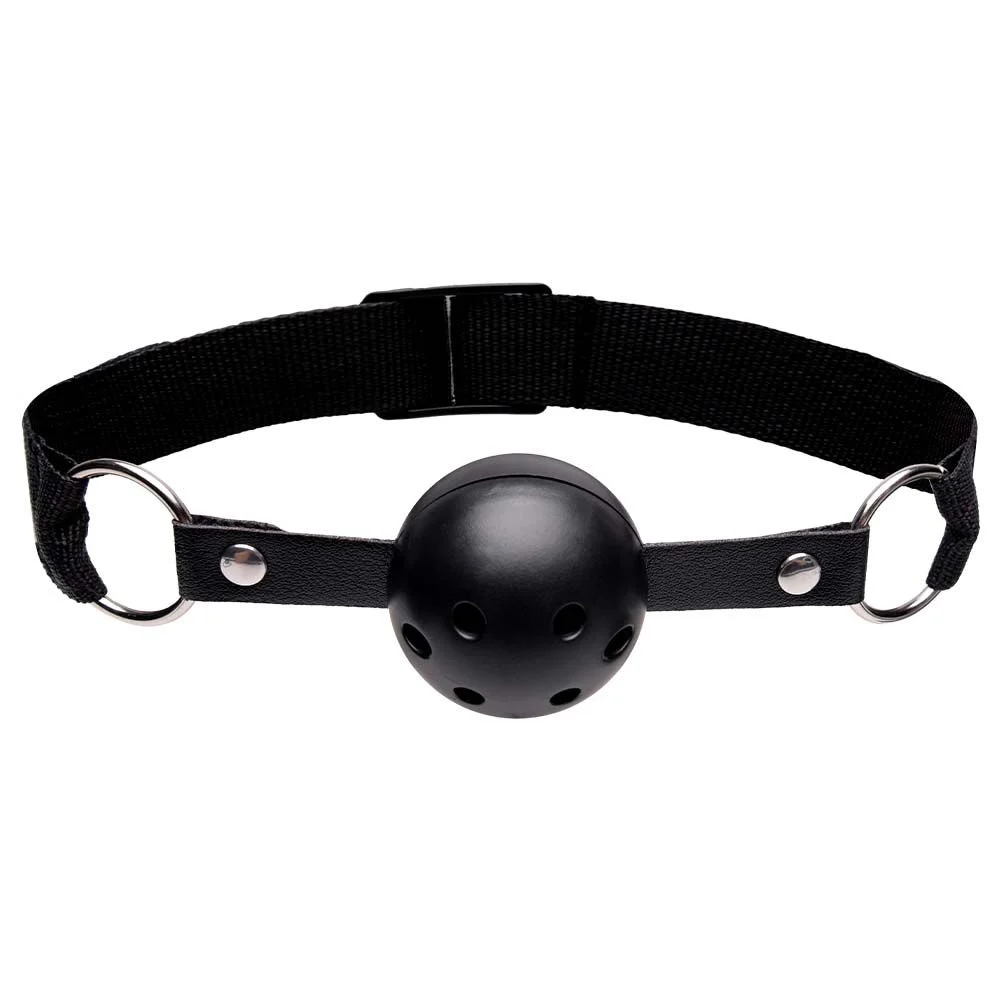 Mordaça com Bola na cor Preta - Sexy Import