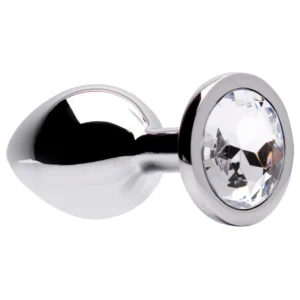 PLUG ANAL METAL COM PEDRA G SENSUAL LOVE
