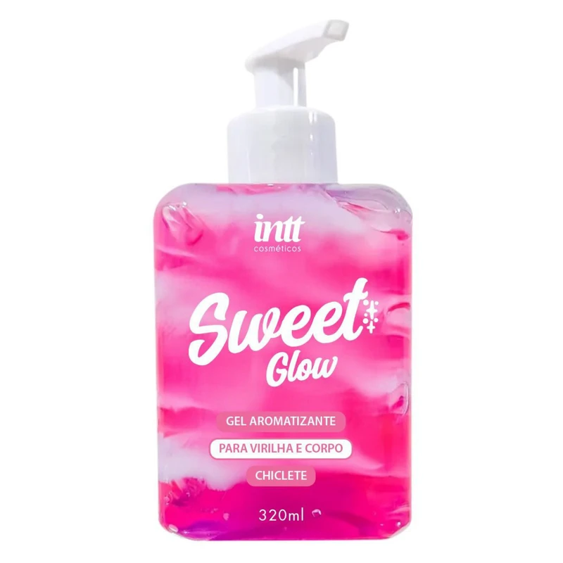 Creme Hidratante Beijável para Virilha 320ml Intt - SWEET GLOW CHICLETE