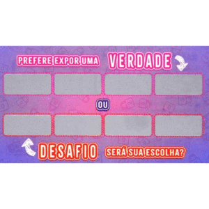 RASPADINHA UNITÁRIA SENSUAL LOVE - Verdade ou desafio