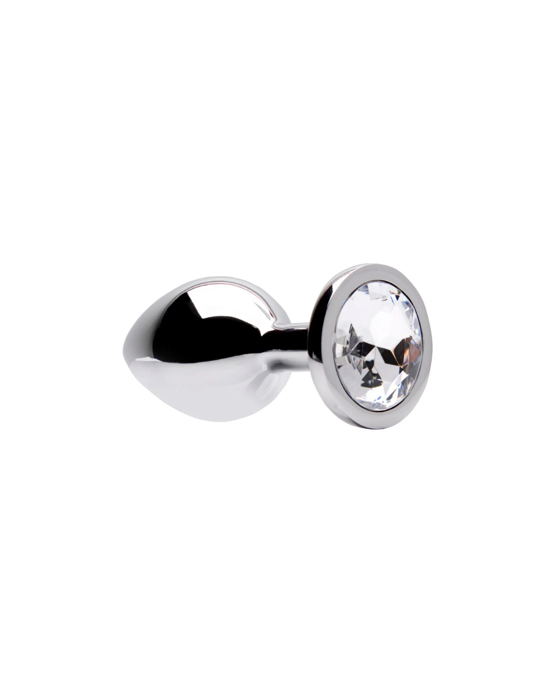 PLUG ANAL METAL COM PEDRA M SENSUAL LOVE