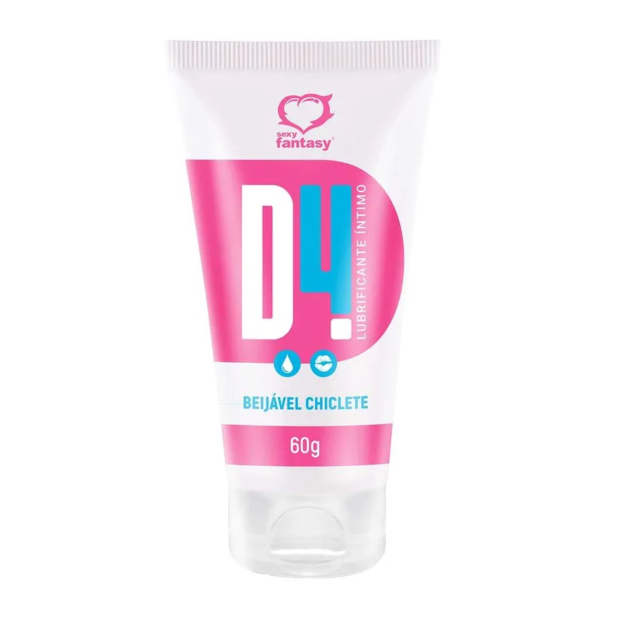 Lubrificante Beijável D4 60g Sexy Fantasy - CHICLETE