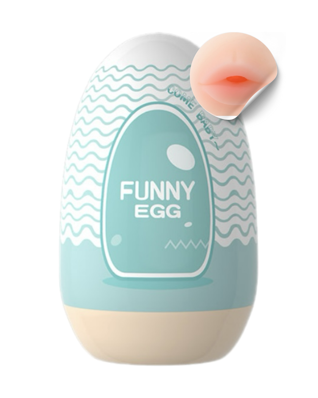 FUNNY EGG MASTURBADOR CYBERSKIN - BOCA