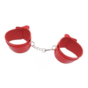 Algema em Couro Sintético na cor Vermelha - Sexy Import