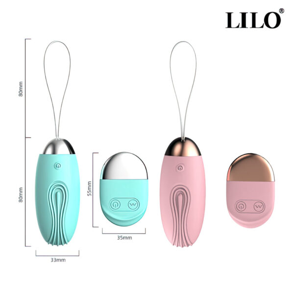 Bullet revestido com 10 modos de vibração controladoras por um controle sem fio - LILO - Imagem 2