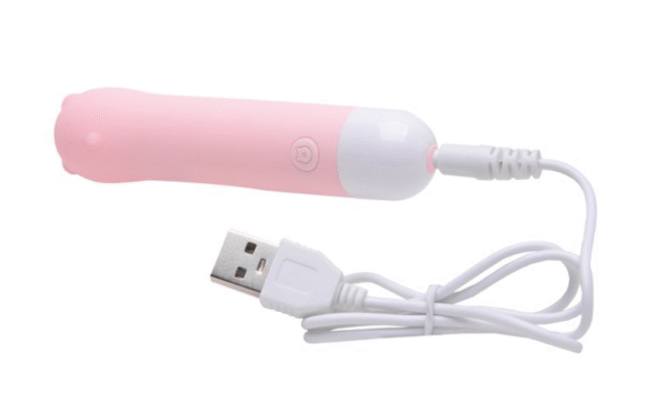 Mini Vibrador em Formato de Ursinho na cor Rosa com 10 Modos de Vibração - Imagem 4