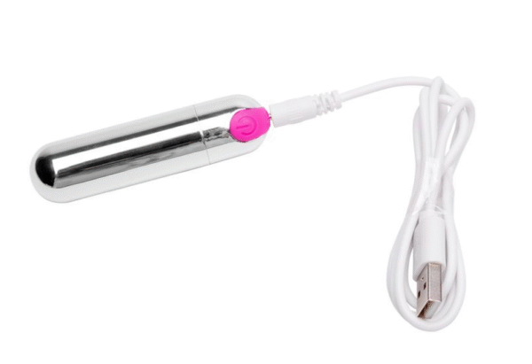Vibrador Power Bullet na cor Preto Fosco e/ou Cromado com 10 Modos de Vibração - Imagem 8