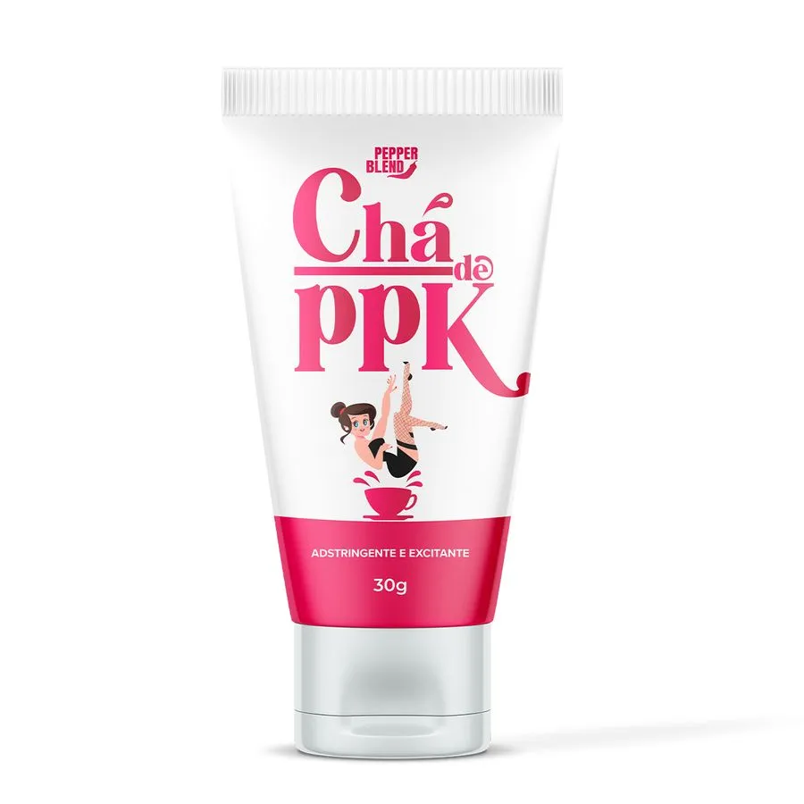 Gel Térmico Funcional Beijável Adstringente Feminino 30g Pepper Blend CHÁ DE PPK