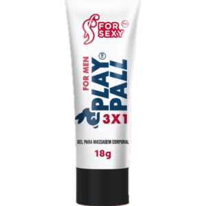 Gel Funcional Prolongador Masculino 18g For FOR MEN PLAY PALL 3X1