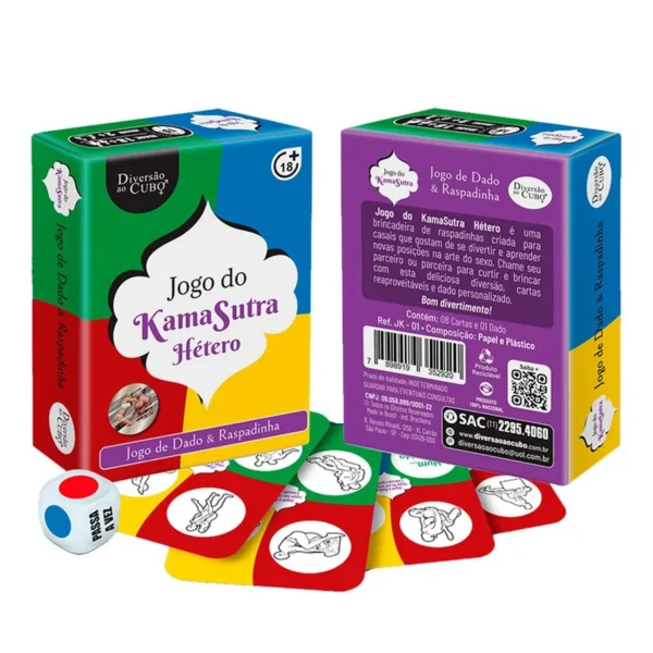 Jogo de Raspadinhas Reutilizáveis Kamasutra - HÉTERO