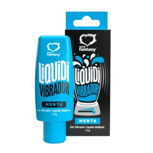 Gel Funcional Beijável Vibrador Líquido Unissex 15g Sexy Fantasy LIQUIDI VIBRADOR MENTA