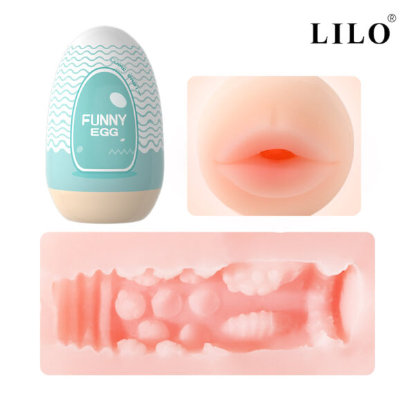 FUNNY EGG MASTURBADOR CYBERSKIN - BOCA - Imagem 2