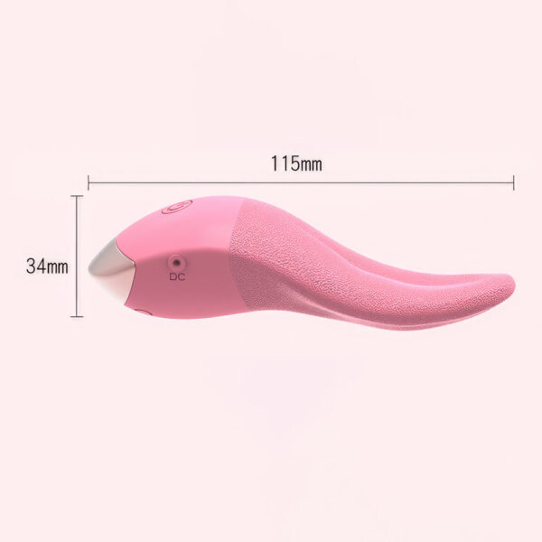 VIBRADOR CLITORIANO EM FORMATO DE LÍNGUA COM 10 MODOS DE VIBRAÇÃO - Imagem 8