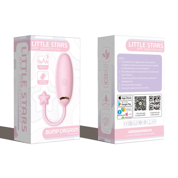BULLET ESTIMULADOR PONTO G E CLITÓRIS COM CONTROLE POR APLICATIVO LITTLE STARS - Imagem 6