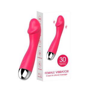VIBRADOR PONTO G EM FORMATO DE PÊNIS COM 30 MODOS DE VIBRAÇÃO