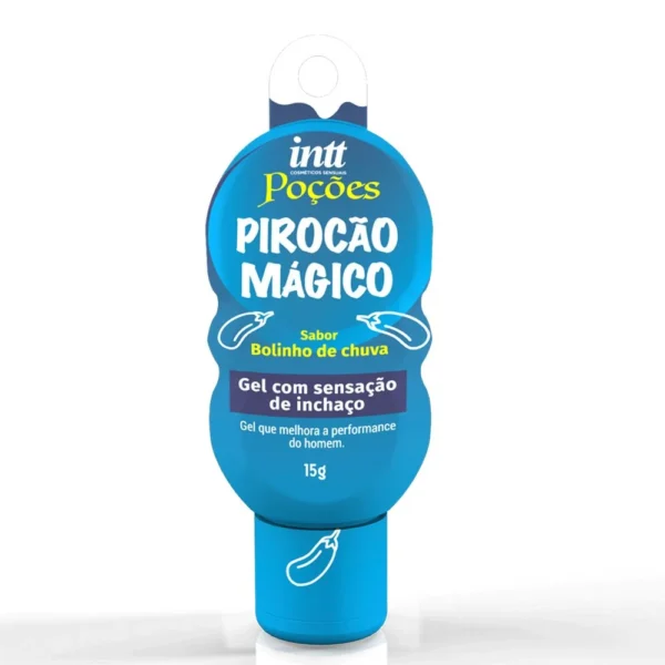 Gel Funcional Térmico Beijável Excitante Masculino 15g Intt PIROCÃO MÁGICO