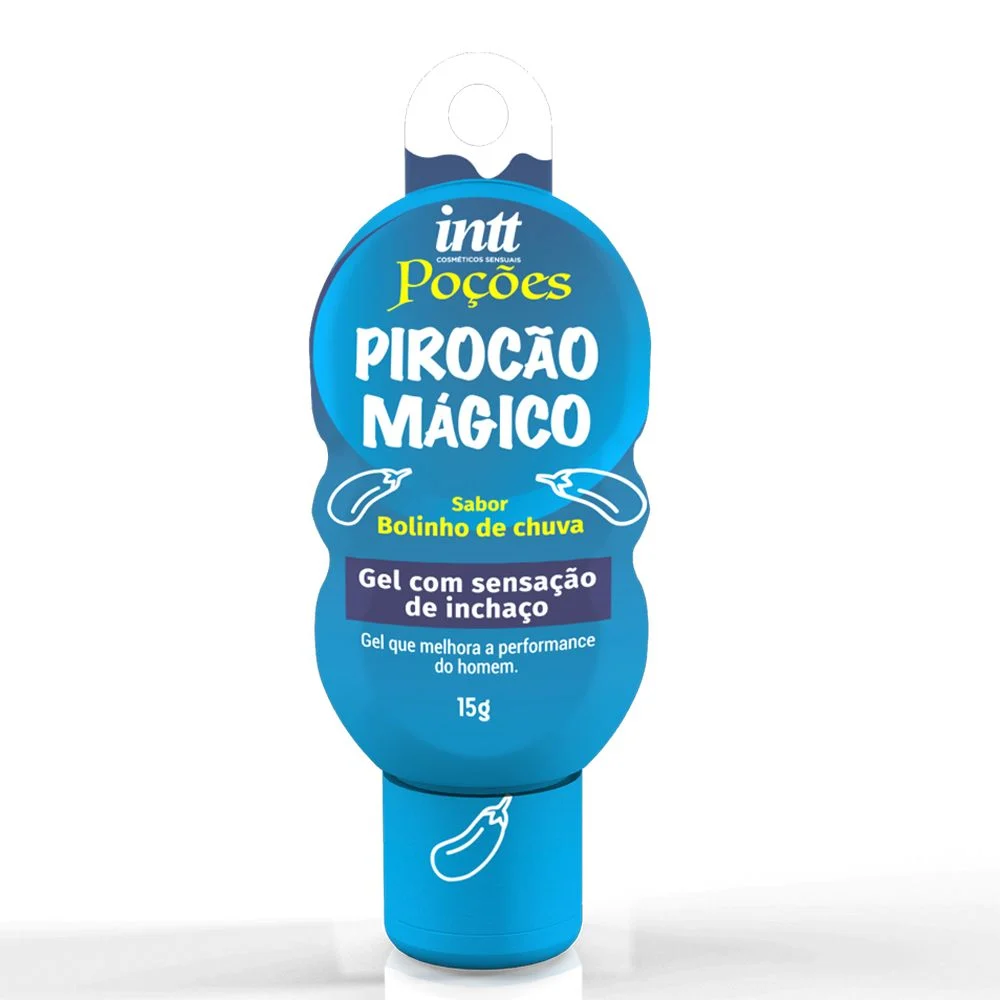 Gel Funcional Térmico Beijável Excitante Masculino 15g Intt PIROCÃO MÁGICO