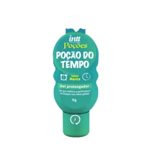 Gel Funcional Beijável Retardante Masculino 15g Intt POÇÃO DO TEMPO