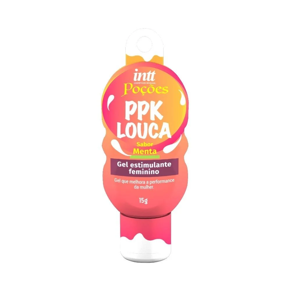 Gel Funcional Beijável Excitante Feminino 15g Intt PPK LOUCA