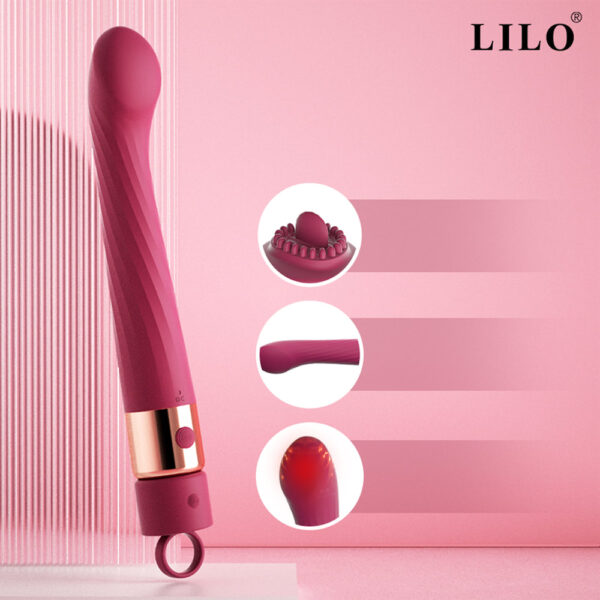LILO KIT VIBRADOR PONTO G COM 10 MODOS DE VIBRAÇÃO E ANEL ESTIMULADOR - Imagem 3