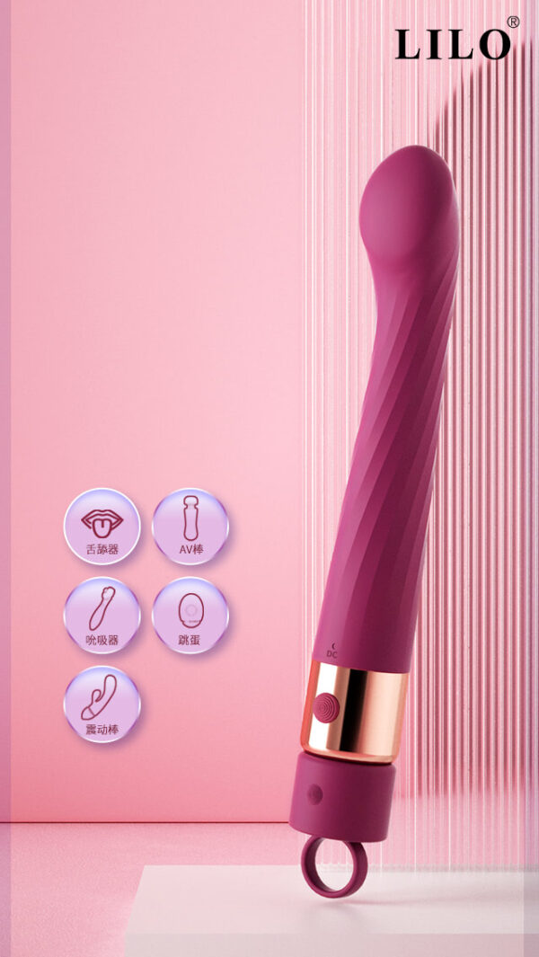 LILO KIT VIBRADOR PONTO G COM 10 MODOS DE VIBRAÇÃO E ANEL ESTIMULADOR - Imagem 5