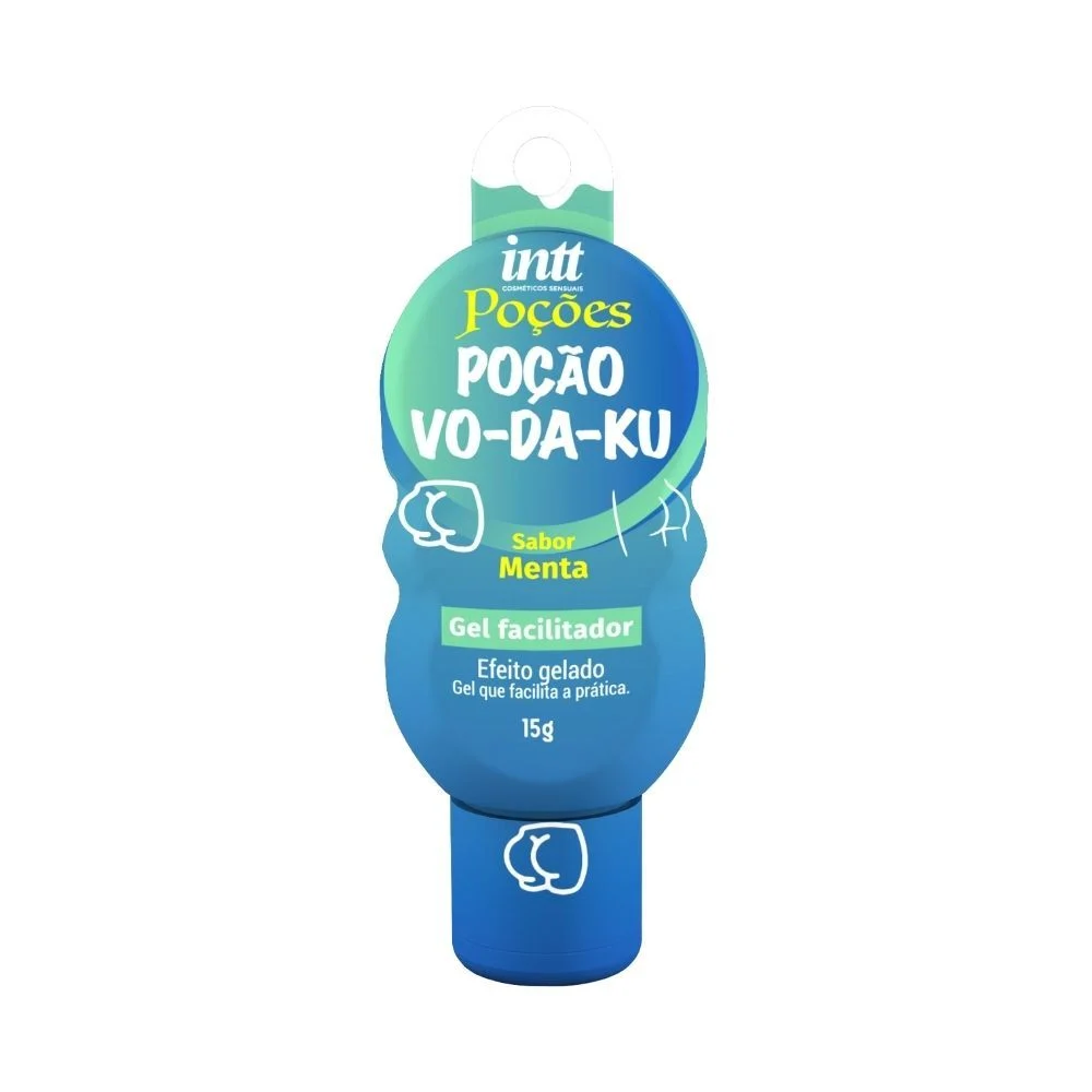 Gel Funcional Beijável Dessensibilizante Anal Unissex 15g Intt POÇÃO VO-DA-KU