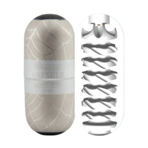 Egg Masturbador Silicone Texturizado Vazado Masculino - SILKY