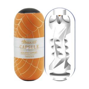 Egg Masturbador Silicone Texturizado Vazado Masculino - TWISTER