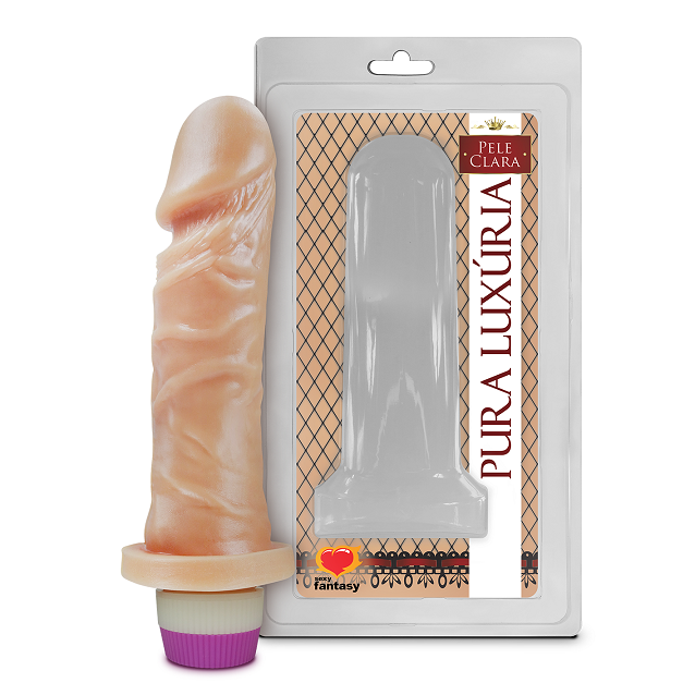 Pênis Realístico Com Vibro - 15,3cm X 4cm