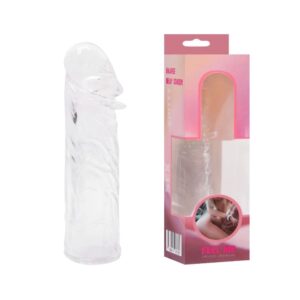 Capa Peniana Expansora em Silicone com Textura - 15cm DE COMPRIMENTO