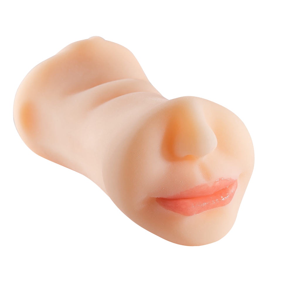 Masturbador Masculino Triplo em Silicone - VAGINA, ÂNUS E BOCA - Imagem 6