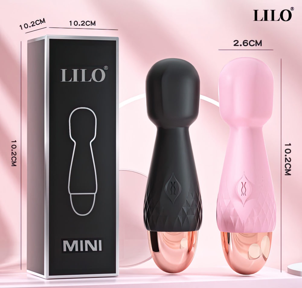 Mini Varinha Mágica na cor Preta com 10 Modos de Vibração - MINI - Imagem 5